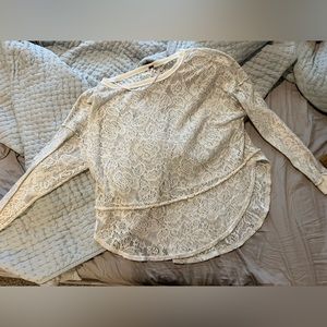 Free people lace top size XS